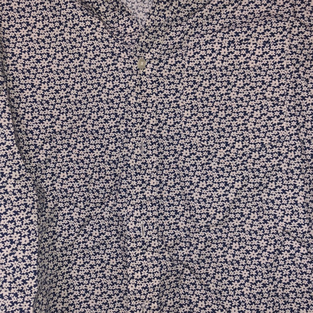 Aeo Flower Pattern Button Down Shirt - image 3